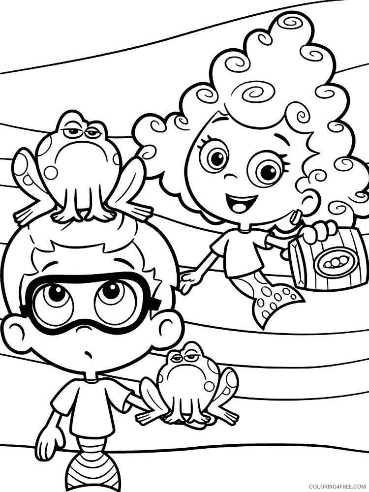 Bubble Guppies Coloring Pages TV Film bubble guppies 17 Printable 2020 01594 Coloring4free