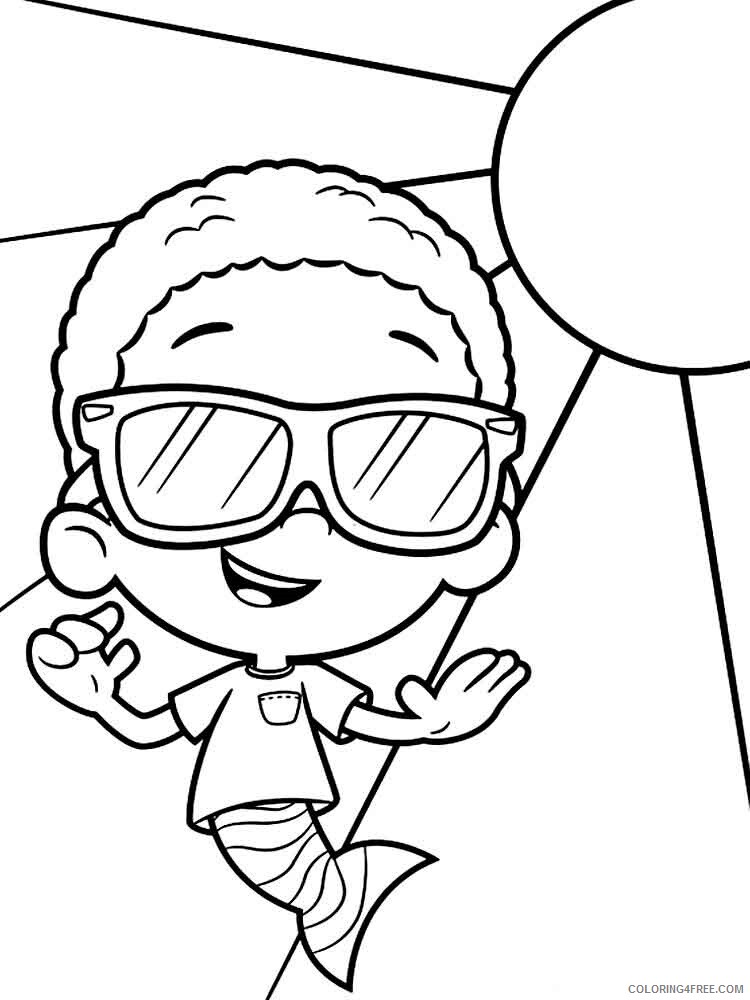 Bubble Guppies Coloring Pages TV Film bubble guppies 19 Printable 2020 01596 Coloring4free