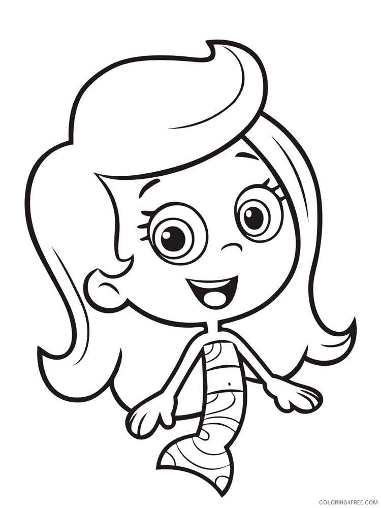 Bubble Guppies Coloring Pages TV Film bubble guppies 20 Printable 2020 01598 Coloring4free