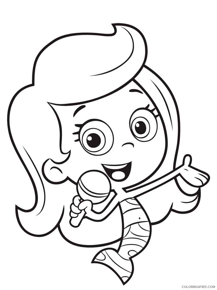 Bubble Guppies Coloring Pages TV Film bubble guppies 21 Printable 2020 01599 Coloring4free