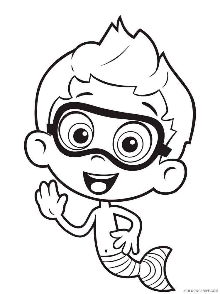 Bubble Guppies Coloring Pages TV Film bubble guppies 22 Printable 2020 01600 Coloring4free