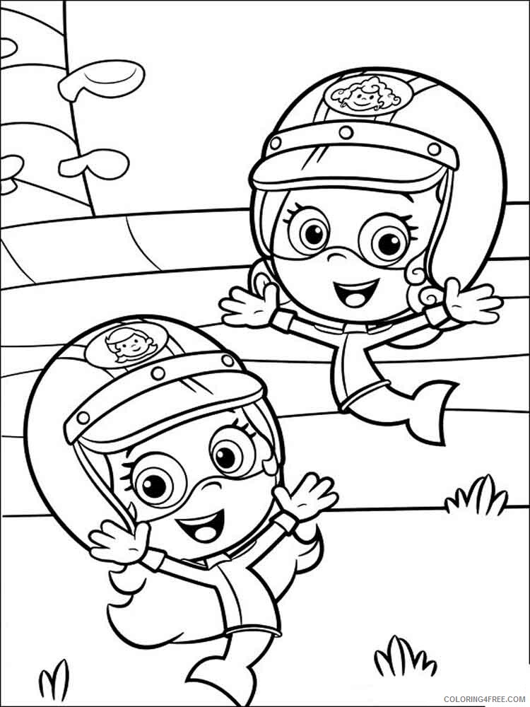 Bubble Guppies Coloring Pages TV Film bubble guppies 9 Printable 2020 01612 Coloring4free