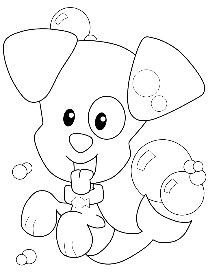 Bubble Guppies Coloring Pages TV Film bubble puppy bubbles Printable 2020 01642 Coloring4free