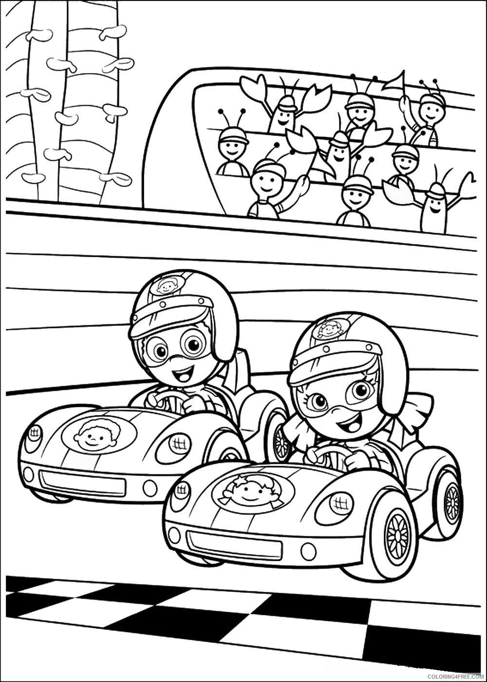 Bubble Guppies Coloring Pages TV Film bubble_guppies_cl01 Printable 2020 01532 Coloring4free