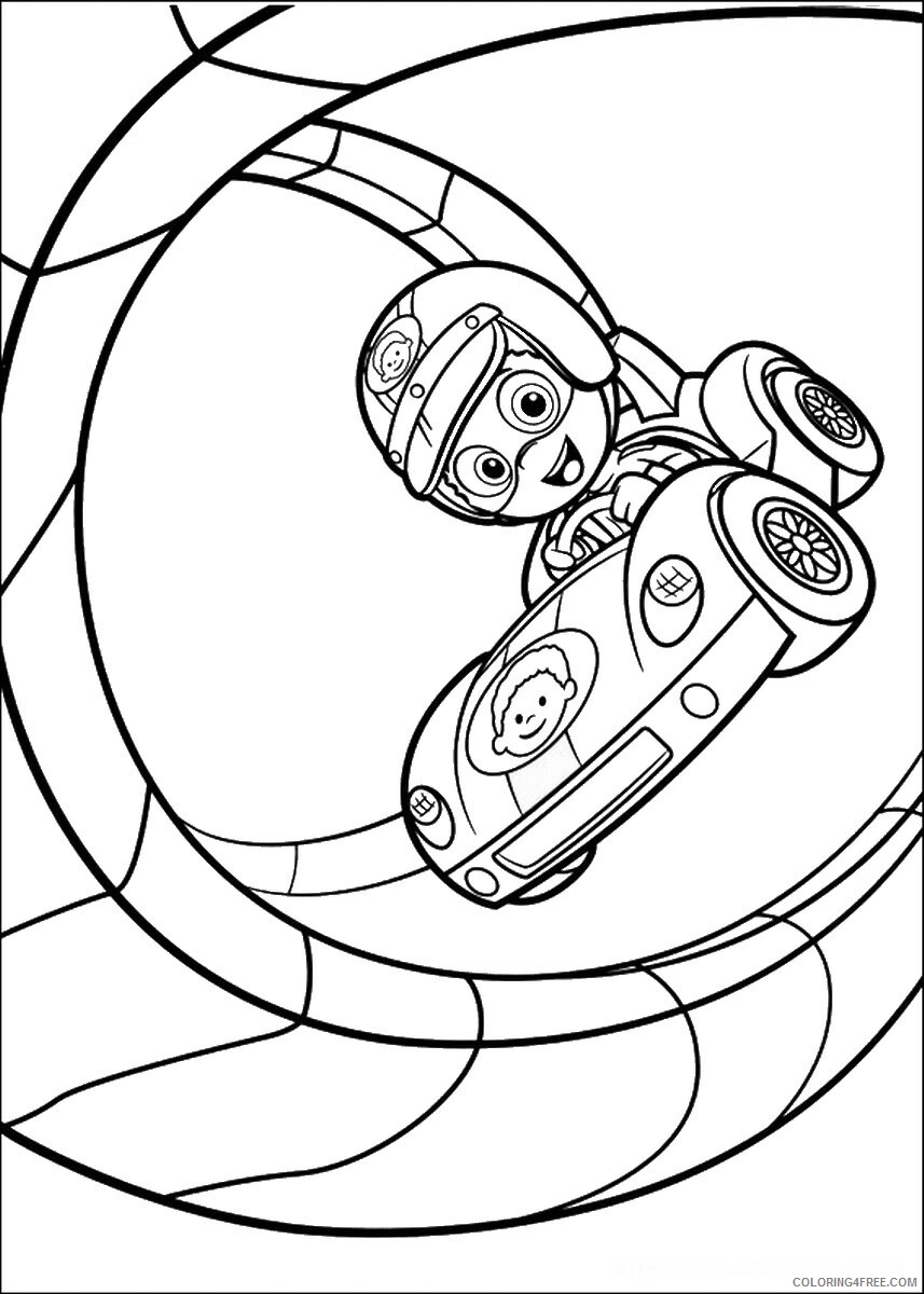 Bubble Guppies Coloring Pages TV Film bubble_guppies_cl05 Printable 2020 01536 Coloring4free