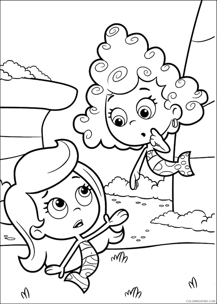 Bubble Guppies Coloring Pages TV Film bubble_guppies_cl09 Printable 2020 01540 Coloring4free