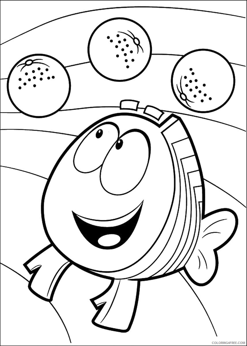 Bubble Guppies Coloring Pages TV Film bubble_guppies_cl18 Printable 2020 01549 Coloring4free