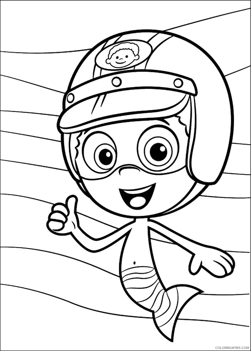 Bubble Guppies Coloring Pages TV Film bubble_guppies_cl24 Printable 2020 01555 Coloring4free