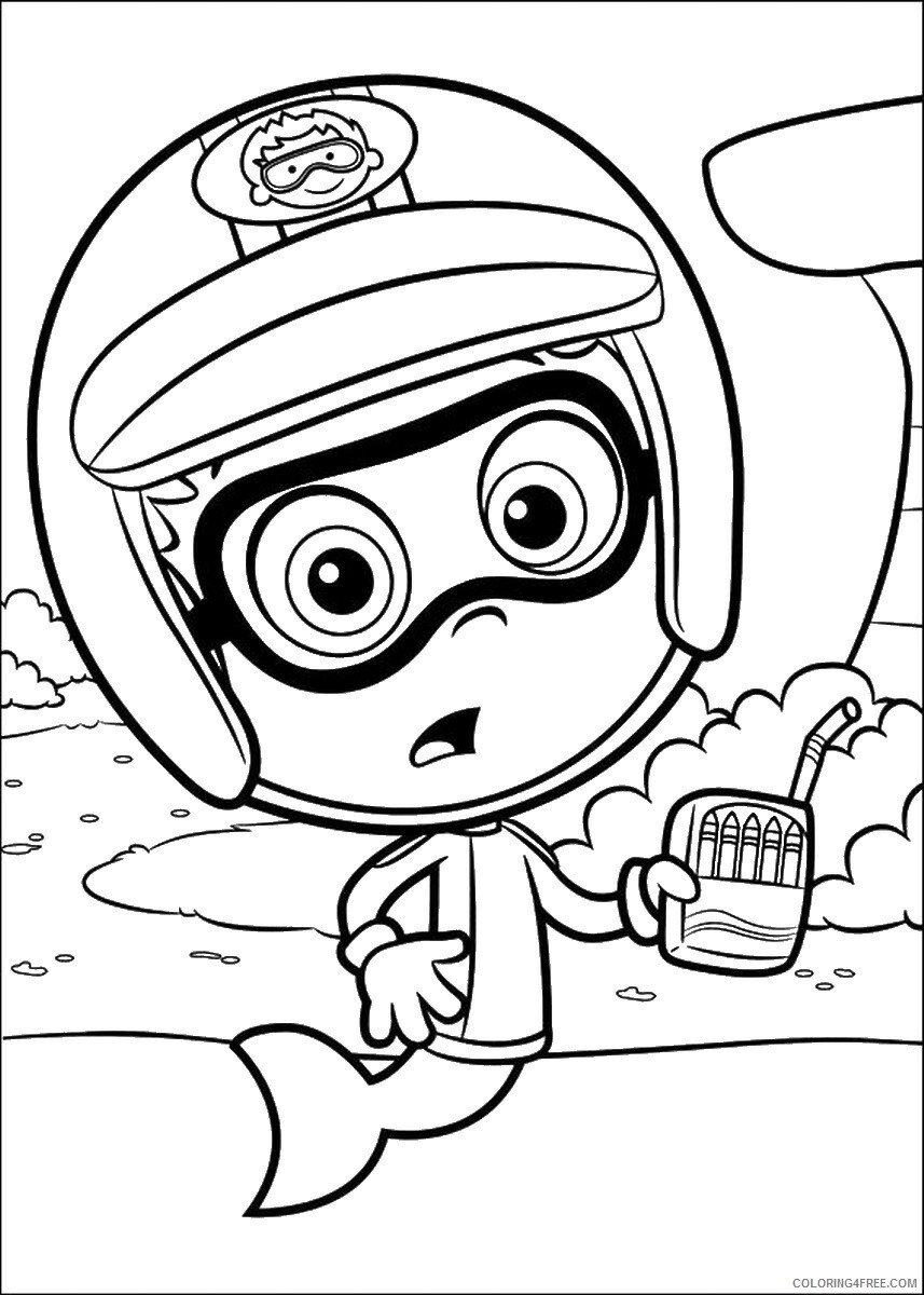 Bubble Guppies Coloring Pages TV Film bubble_guppies_cl27 Printable 2020 01558 Coloring4free