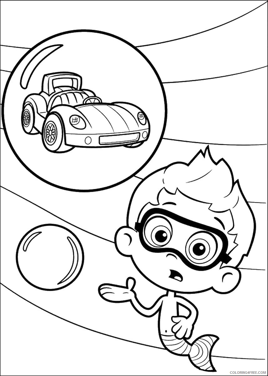 Bubble Guppies Coloring Pages TV Film bubble_guppies_cl30 Printable 2020 01561 Coloring4free