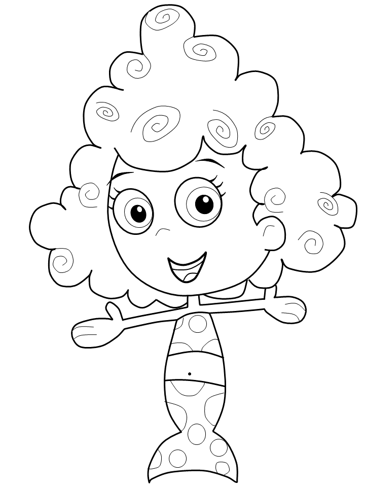 Bubble Guppies Coloring Pages TV Film deema Printable 2020 01647 Coloring4free