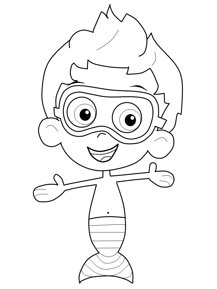 Bubble Guppies Coloring Pages TV Film nonny Printable 2020 01699 Coloring4free