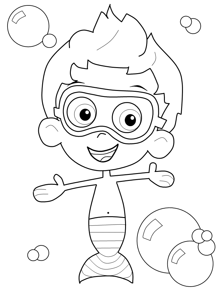 Bubble Guppies Coloring Pages TV Film nonny bubbles Printable 2020 01700 Coloring4free