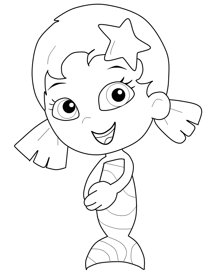 Bubble Guppies Coloring Pages TV Film oona Printable 2020 01705 Coloring4free