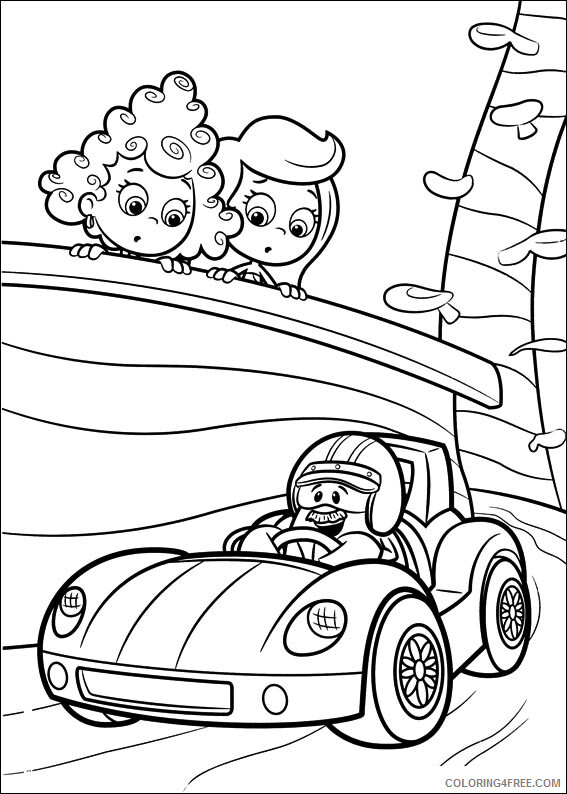 Bubble Guppies Coloring Pages TV Film to Print Free Printable 2020 01632 Coloring4free
