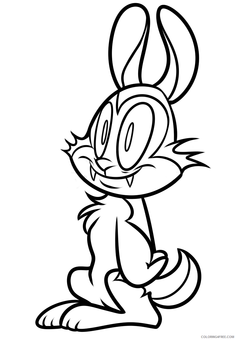 Bunnicula Coloring Pages TV Film how to draw bunnicula step Printable 2020 01728 Coloring4free