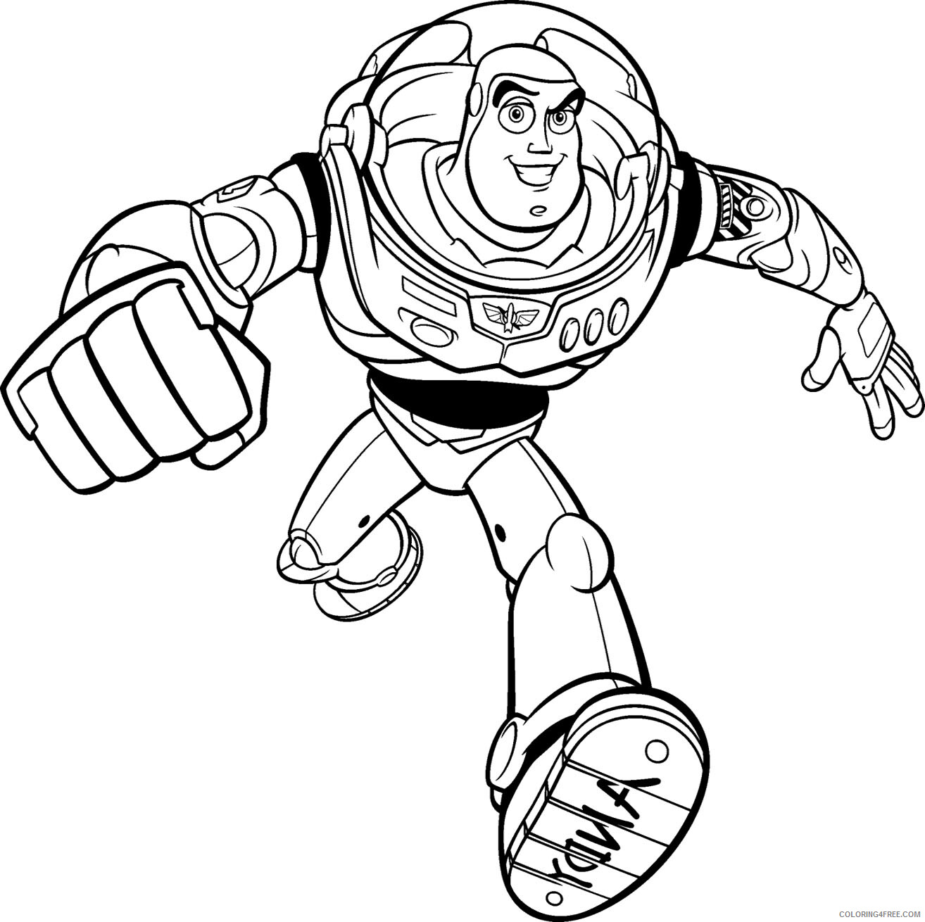 Buzz Lightyear Coloring Pages TV Film Buzz Lightyear Printable 2020 01738 Coloring4free