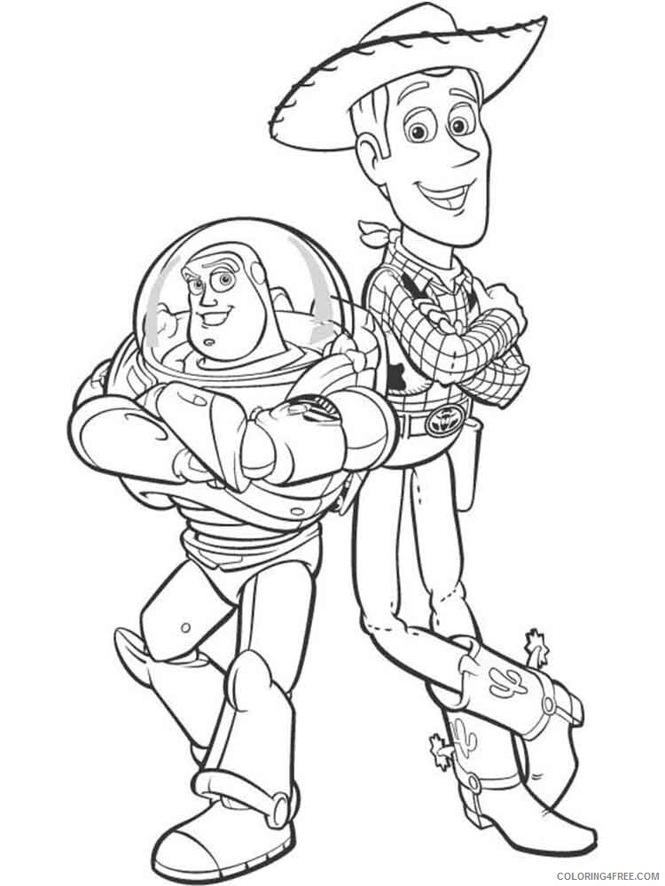 Buzz Lightyear Coloring Pages TV Film buzz lightyear 4 Printable 2020 01743 Coloring4free