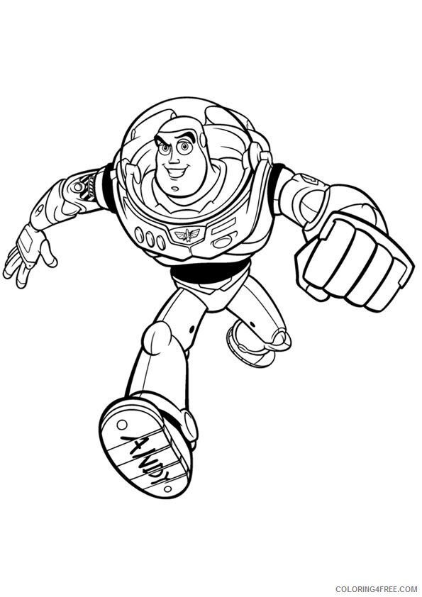 Buzz Lightyear Coloring Pages TV Film the buzz flying high Printable 2020 01729 Coloring4free