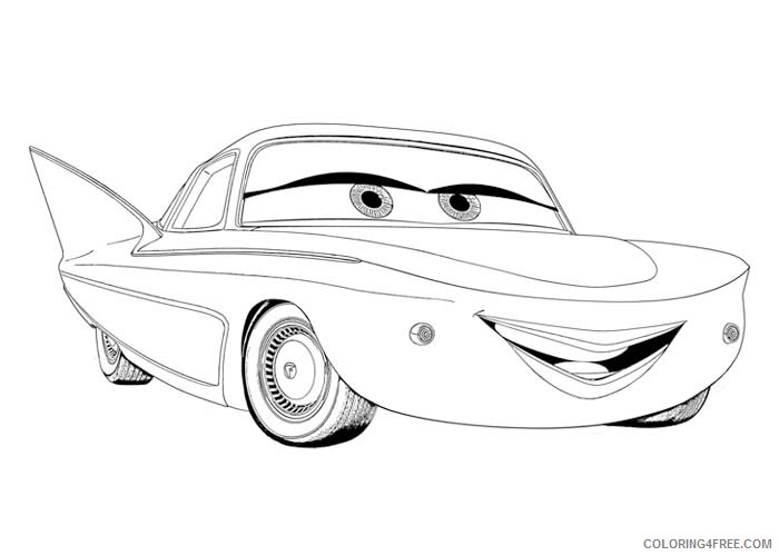 Cars Coloring Pages TV Film Cars Flo Printable 2020 01940 Coloring4free