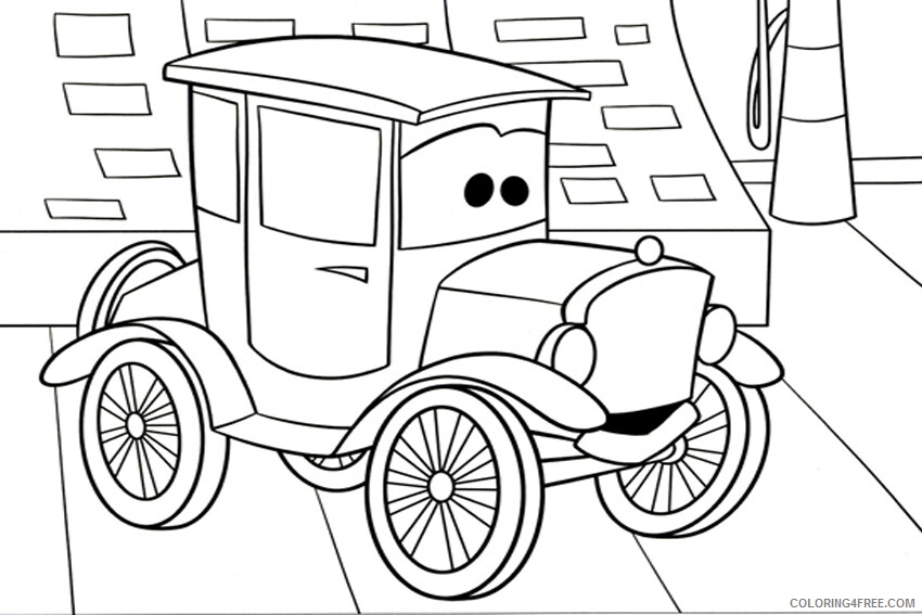 Cars Coloring Pages TV Film Cars Lizzie Printable 2020 01934 Coloring4free