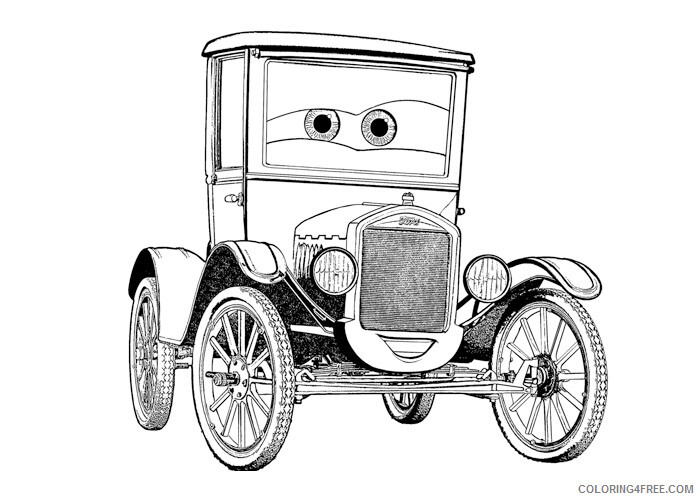 Cars Coloring Pages TV Film Cars Lizzie Printable 2020 01945 Coloring4free