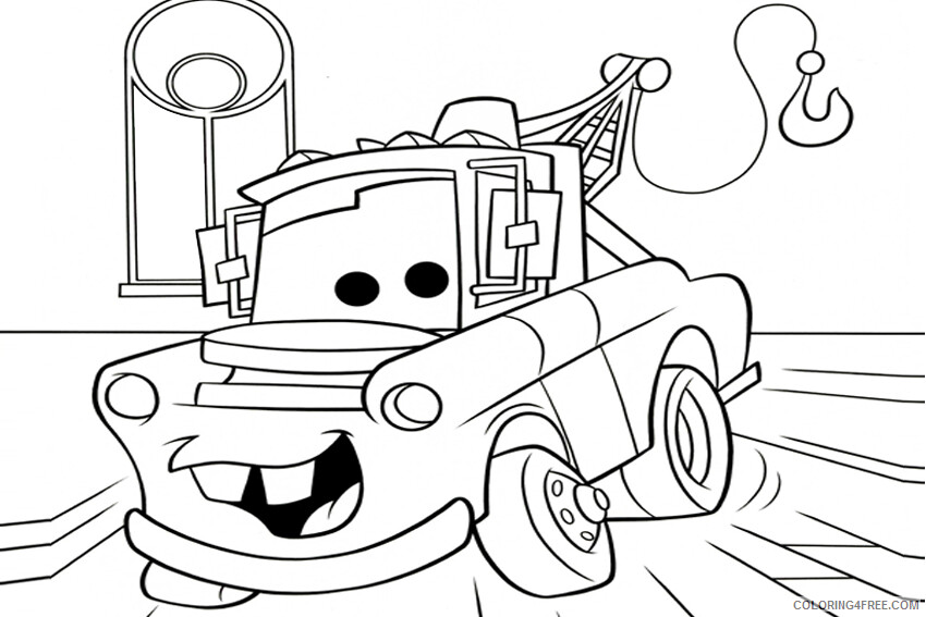 Cars Coloring Pages TV Film Cars Mater Printable 2020 01887 Coloring4free