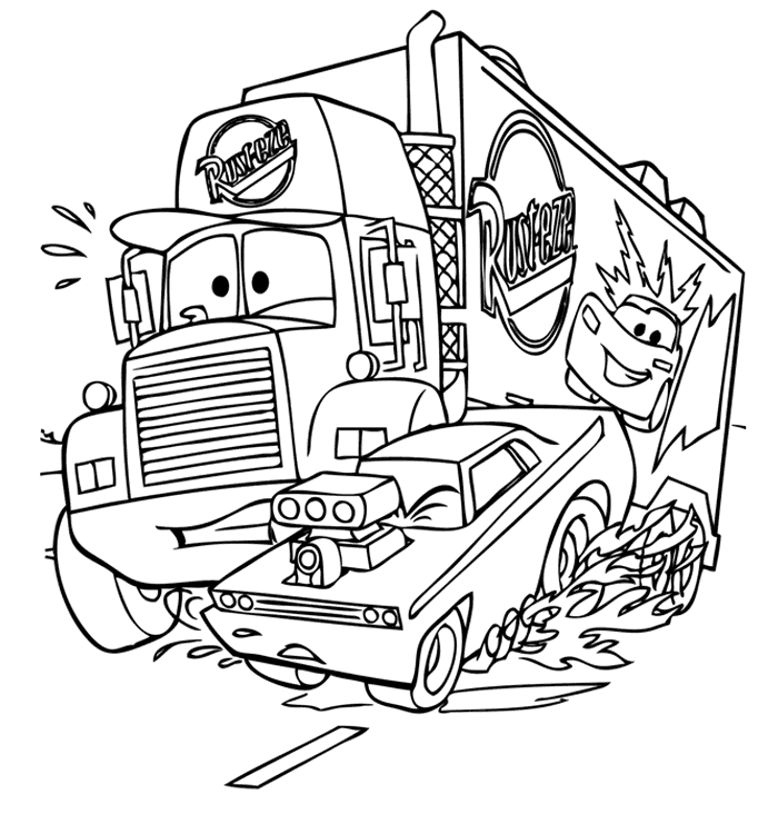 Cars Coloring Pages TV Film Free Cars Printable 2020 01958 Coloring4free