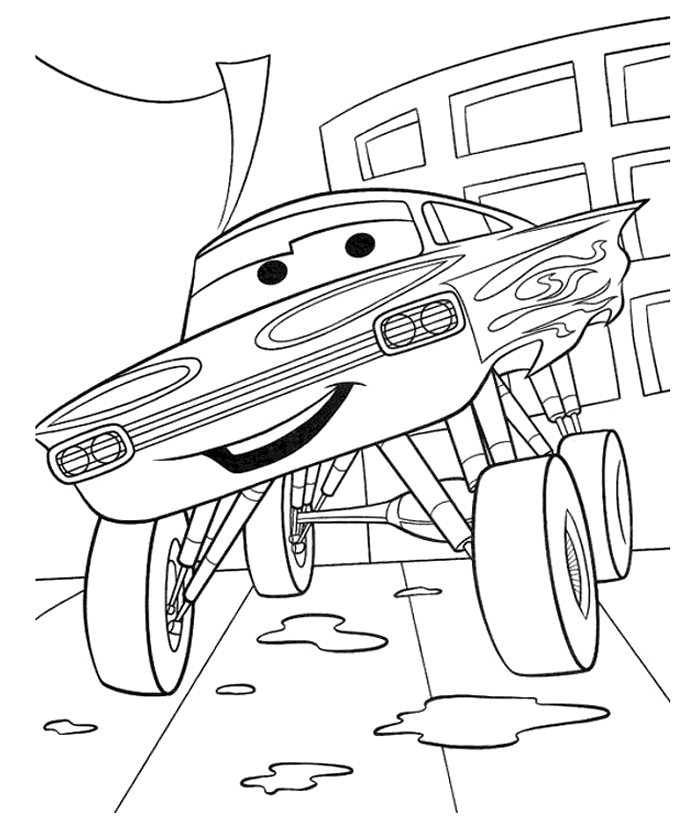 Cars Coloring Pages TV Film Free Cars Printable 2020 01964 Coloring4free