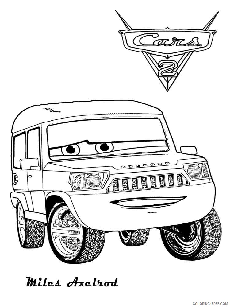 Cars Coloring Pages TV Film cars and cars2 39 Printable 2020 01839 Coloring4free
