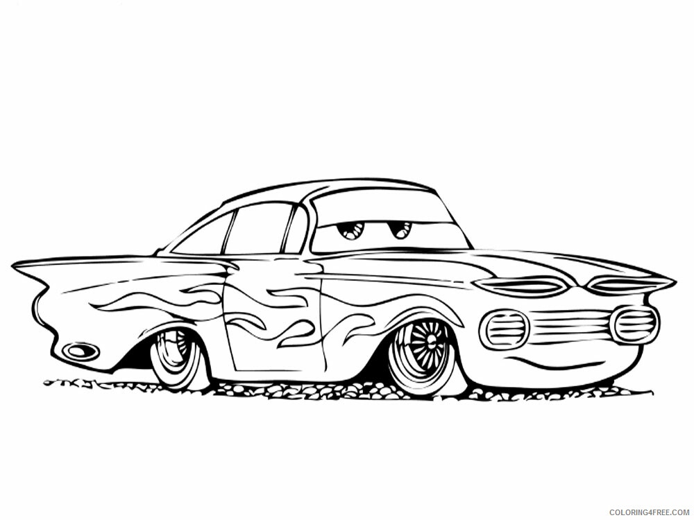 Cars Coloring Pages TV Film cars and cars2 9 Printable 2020 01848 Coloring4free