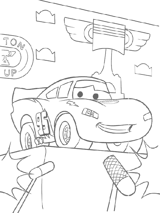 Cars Coloring Pages TV Film cars car Printable 2020 01886 Coloring4free