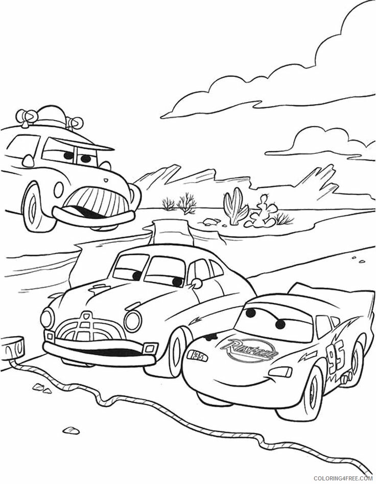 Cars Coloring Pages TV Film disney pixar cars to print disney for kids 2020 01791 Coloring4free