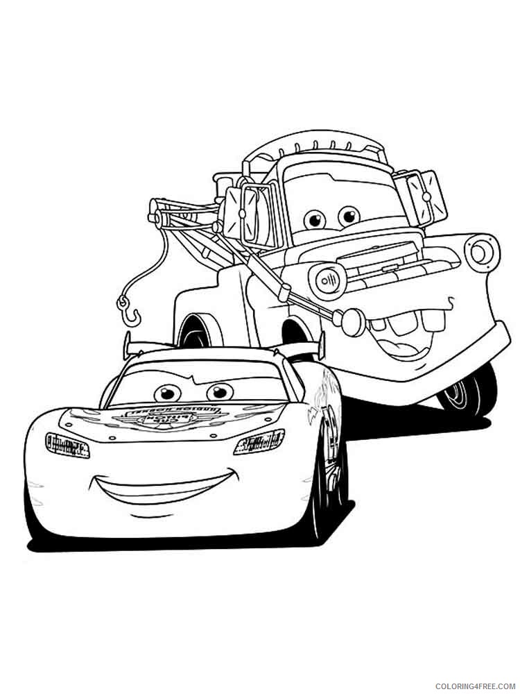 Cars Coloring Pages TV Film mater from cars 7 Printable 2020 01977 Coloring4free