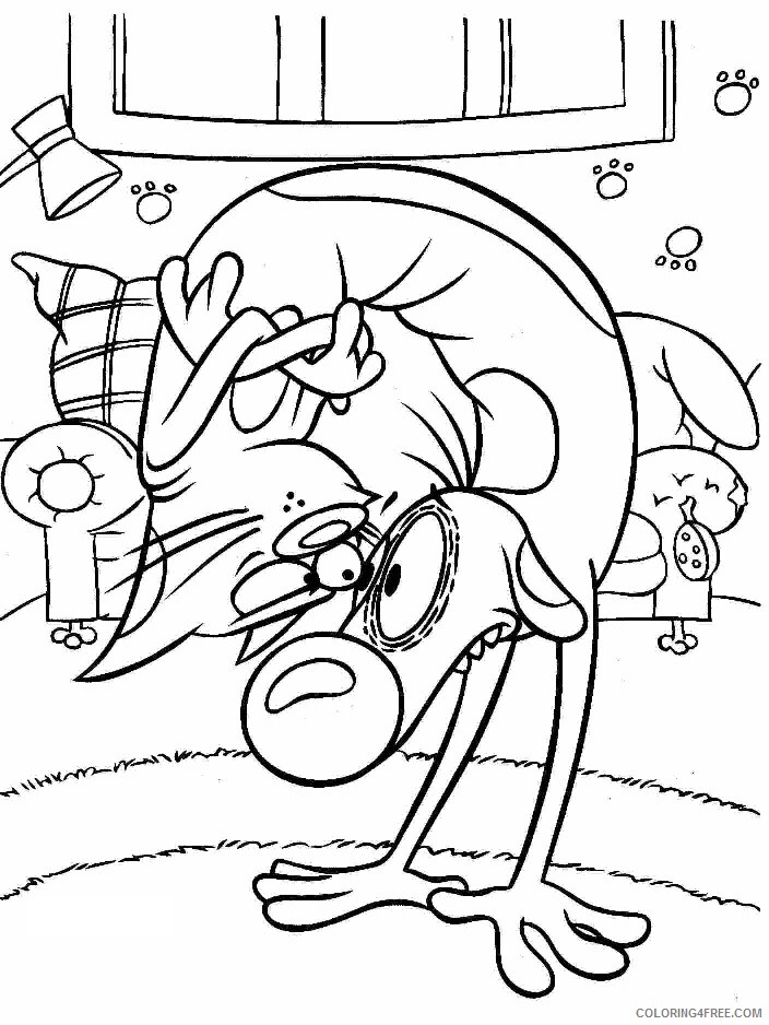 CatDog Coloring Pages TV Film catdog_05 Printable 2020 02039 Coloring4free