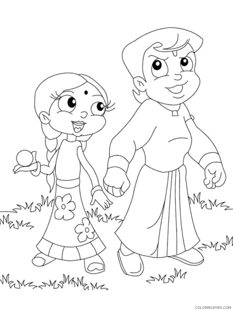 Chhota Bheem Coloring Pages TV Film Chhota Bheem 3 Printable 2020 02058 Coloring4free