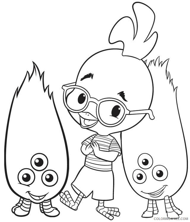 Chicken Little Coloring Pages TV Film Chicken Little Characters 2020 02071 Coloring4free