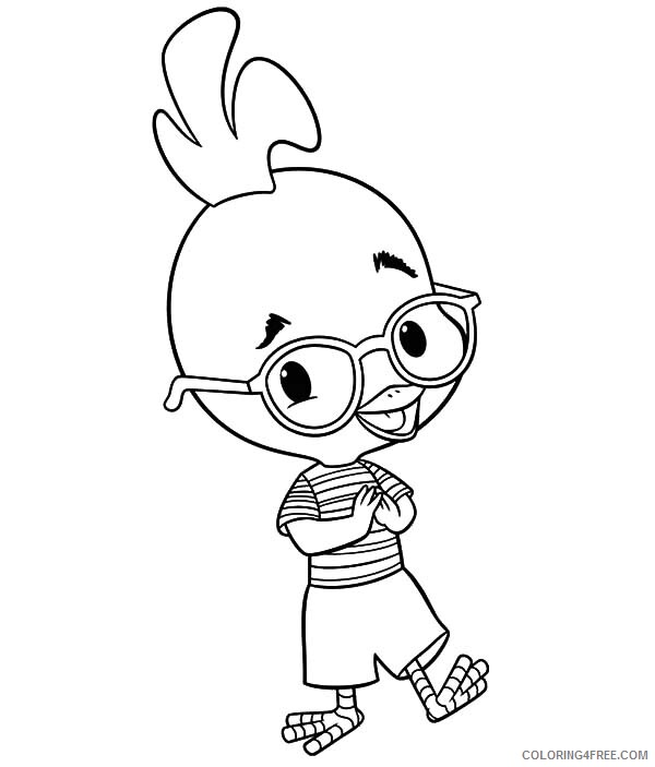Chicken Little Coloring Pages TV Film Cute Chicken Little Printable 2020 02099 Coloring4free