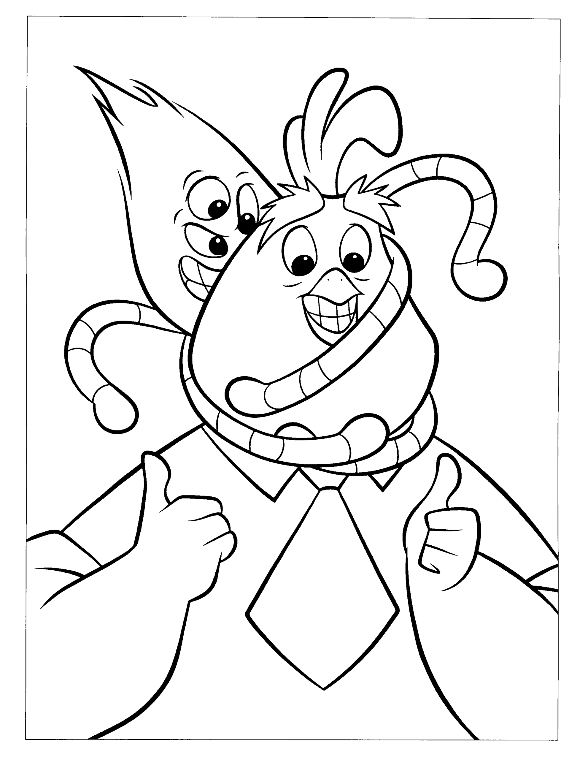 Chicken Little Coloring Pages TV Film chicken little 1 Printable 2020 02076 Coloring4free
