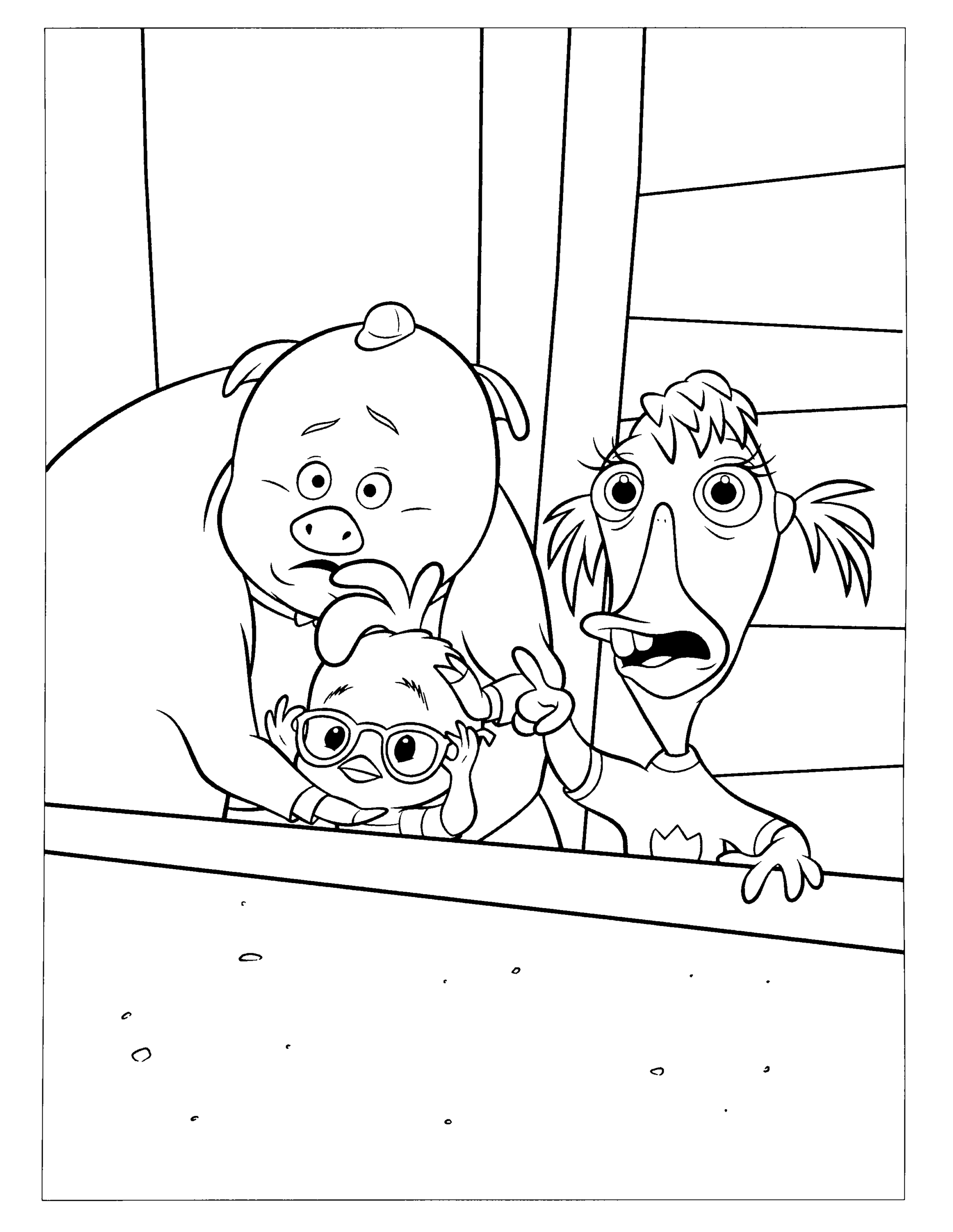 Chicken Little Coloring Pages TV Film chicken little 11 Printable 2020 02079 Coloring4free