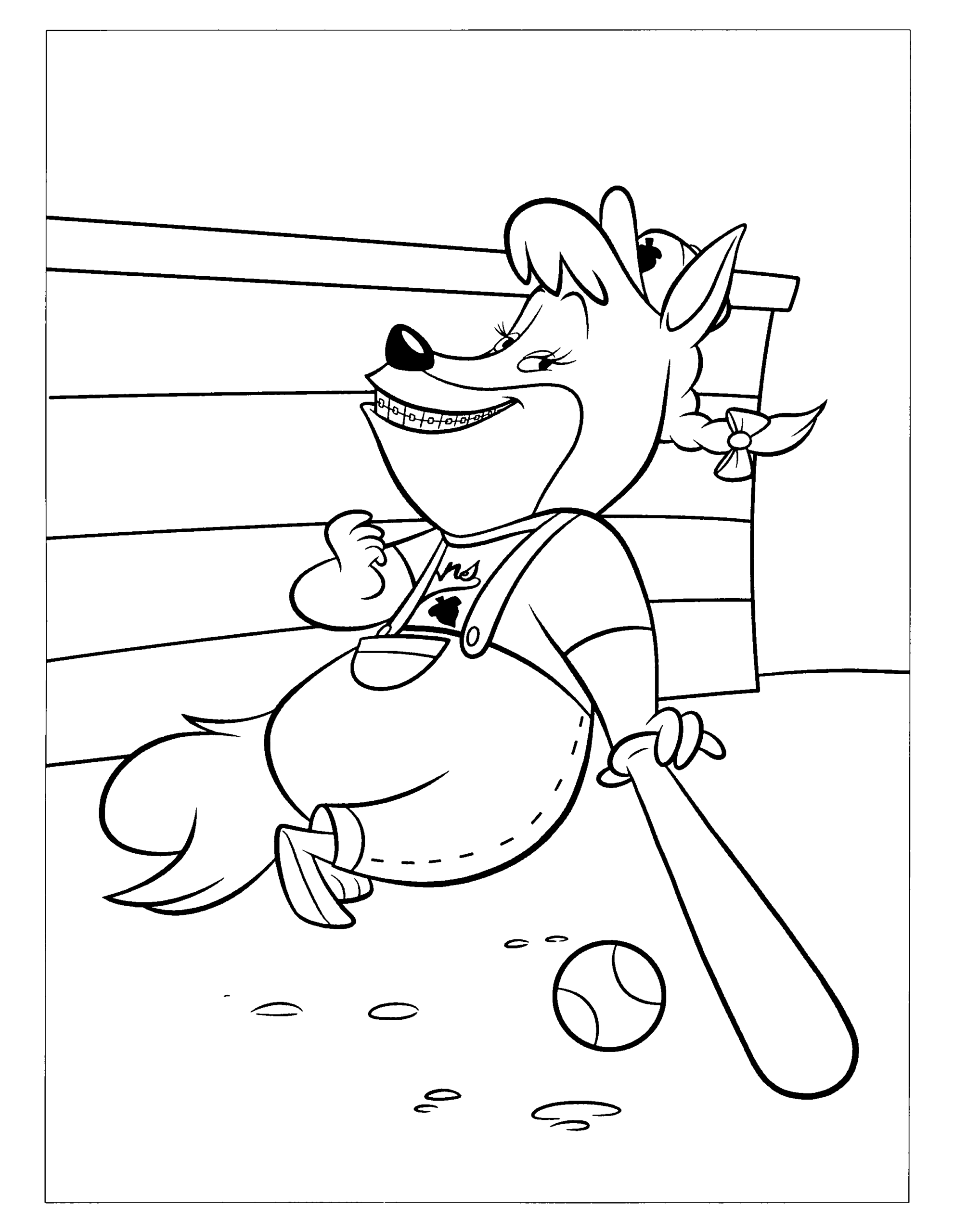 Chicken Little Coloring Pages TV Film chicken little 13 Printable 2020 02083 Coloring4free