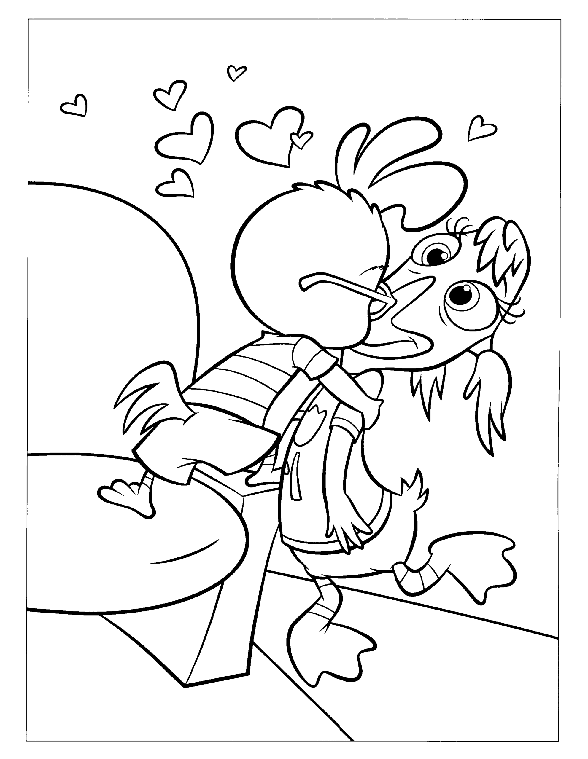 Chicken Little Coloring Pages TV Film chicken little 7 Printable 2020 02094 Coloring4free