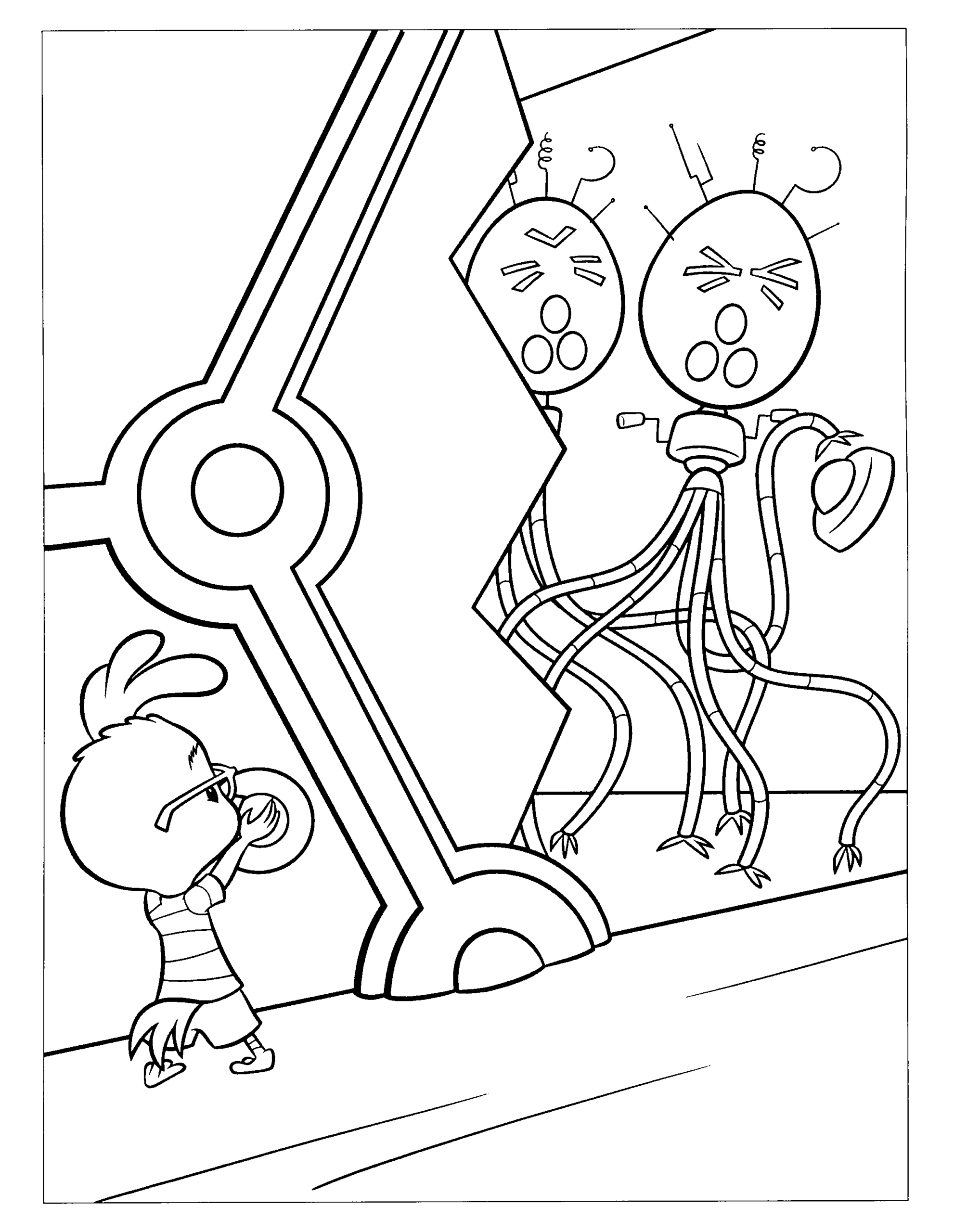 Chicken Little Coloring Pages TV Film chicken little 8 Printable 2020 02095 Coloring4free