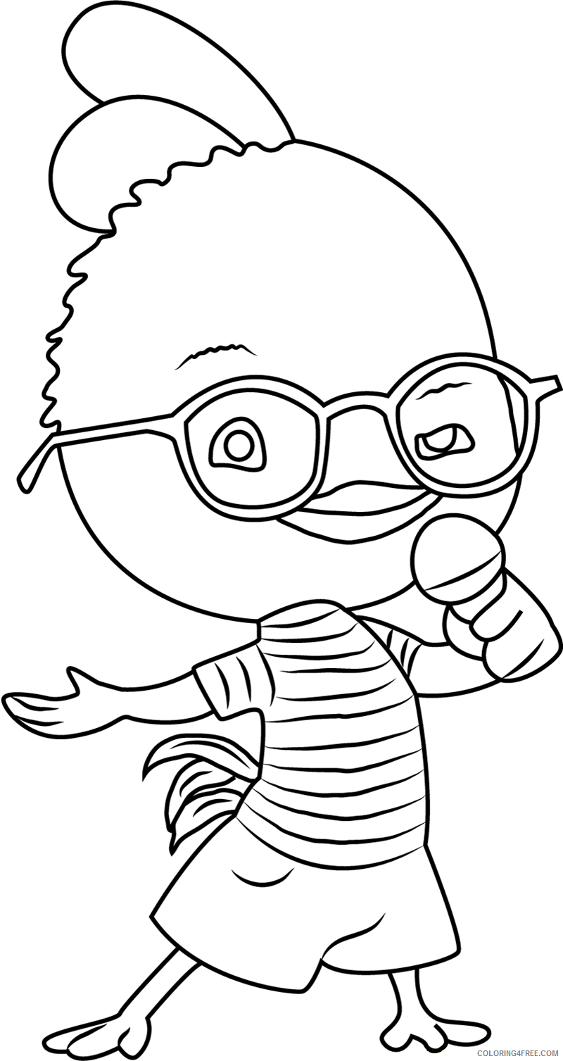 Chicken Little Coloring Pages TV Film chicken little singing song 2020 02066 Coloring4free