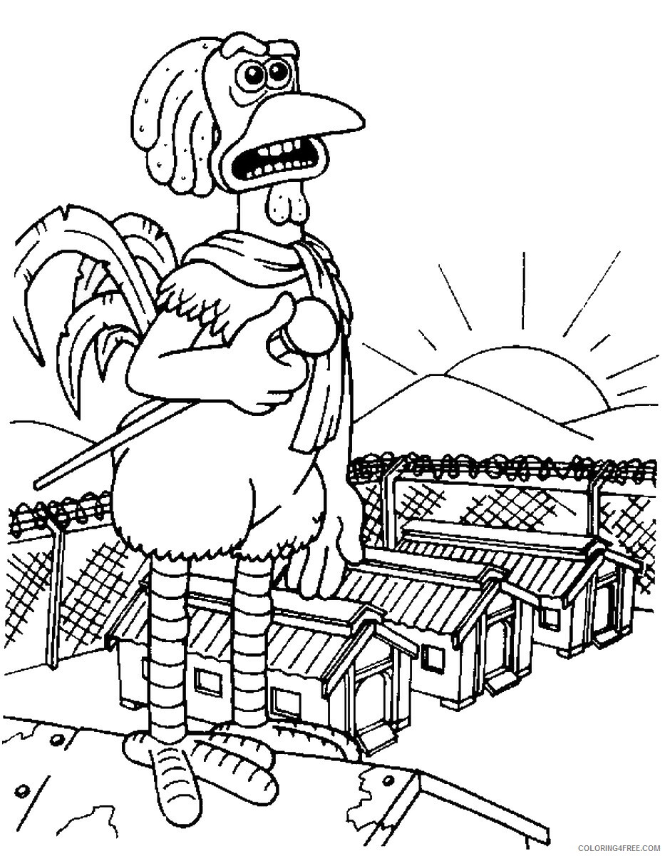 Chicken Run Coloring Pages TV Film chicken_run_cl05 Printable 2020 02104 Coloring4free
