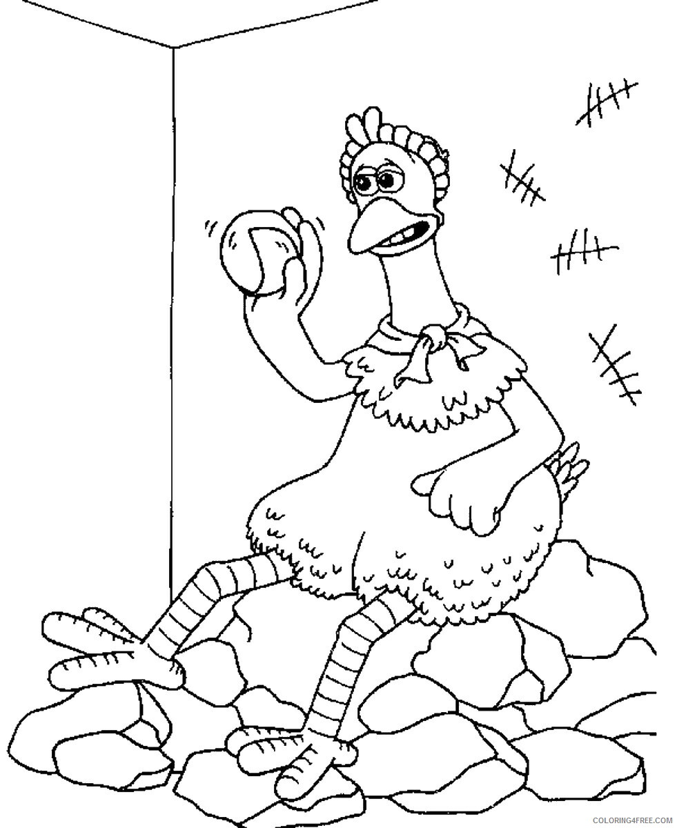 Chicken Run Coloring Pages TV Film chicken_run_cl06 Printable 2020 02105 Coloring4free