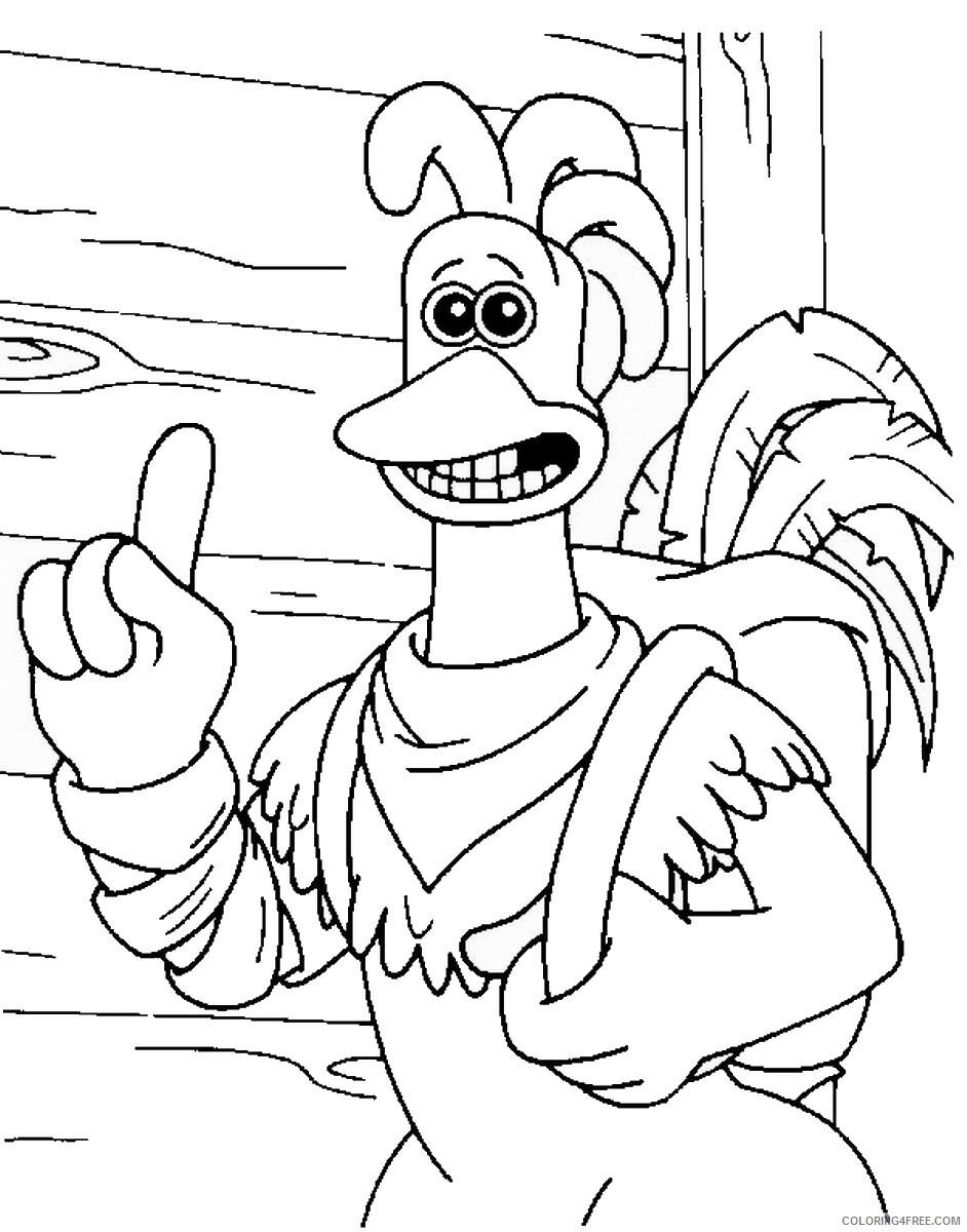 Chicken Run Coloring Pages TV Film chicken_run_cl10 Printable 2020 02109 Coloring4free