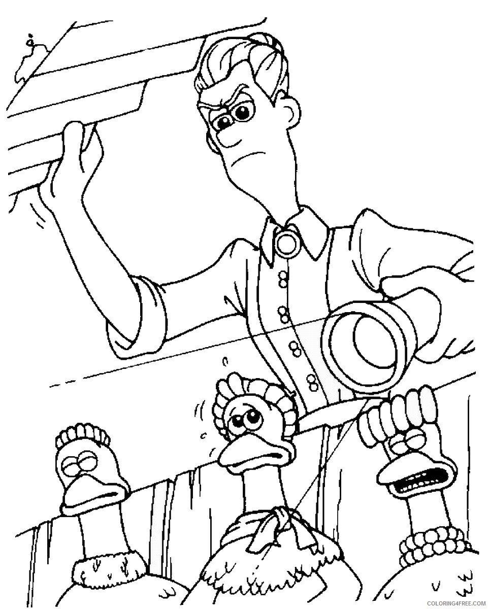 Chicken Run Coloring Pages TV Film chicken_run_cl13 Printable 2020 02112 Coloring4free