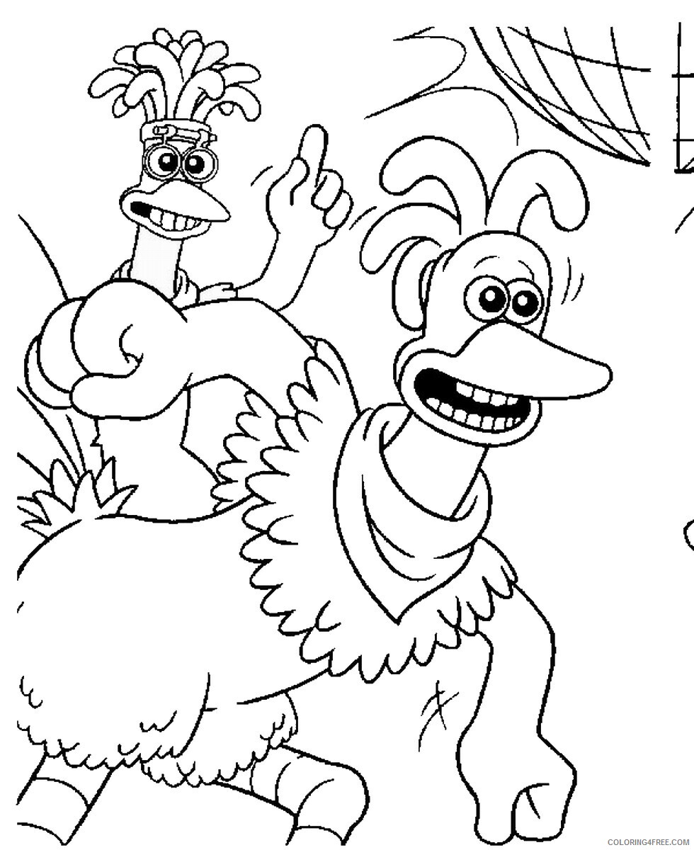 Chicken Run Coloring Pages TV Film chicken_run_cl19 Printable 2020 02118 Coloring4free