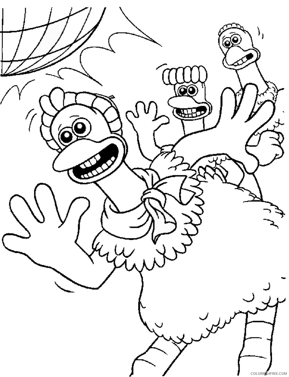 Chicken Run Coloring Pages TV Film chicken_run_cl20 Printable 2020 02119 Coloring4free